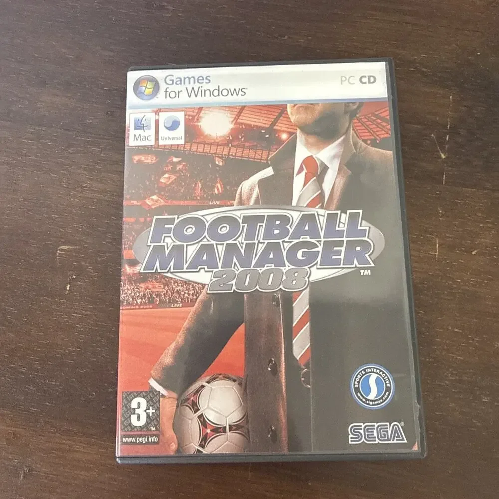 Football Manager PC Game Bundle Lot 2008 2009 2010 2011 CIB Soccer Mac PAL Sega